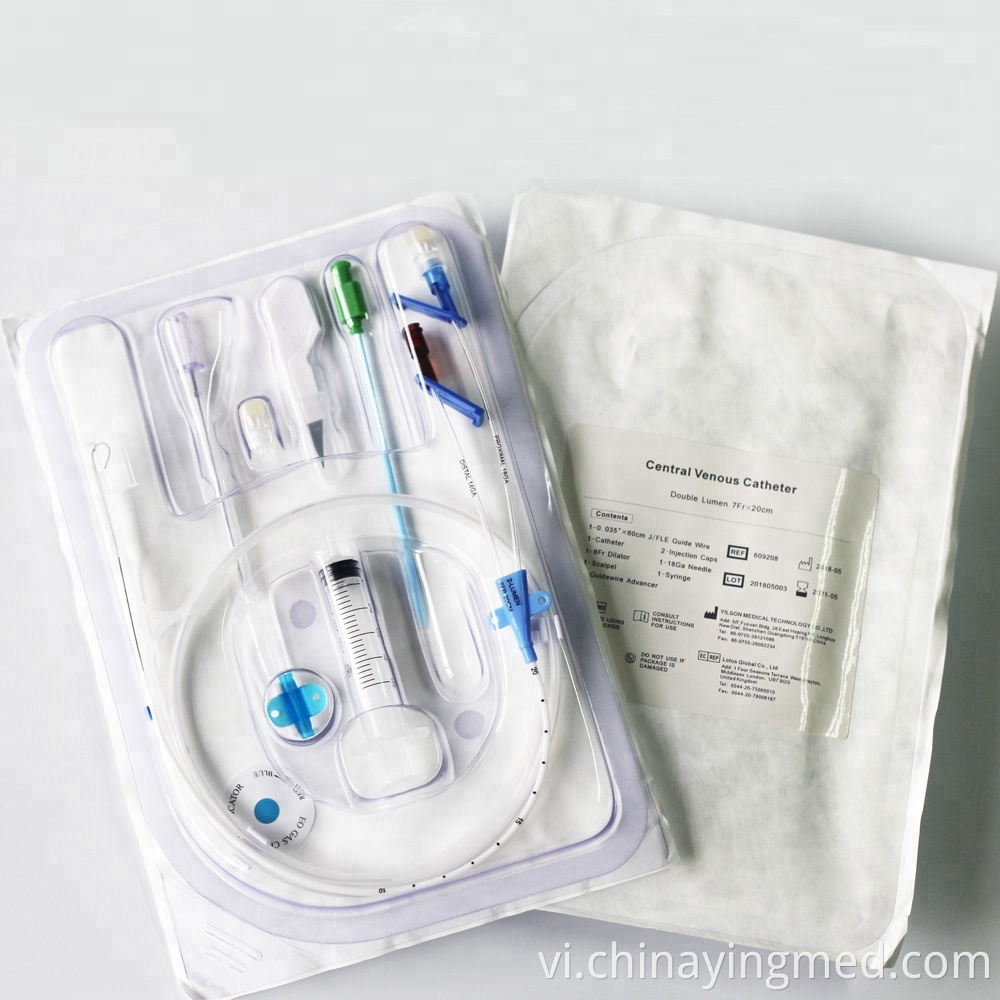 Bộ ống thông tĩnh mạch trung tâm dùng một lần Disposable Central Venous Catheter Kit